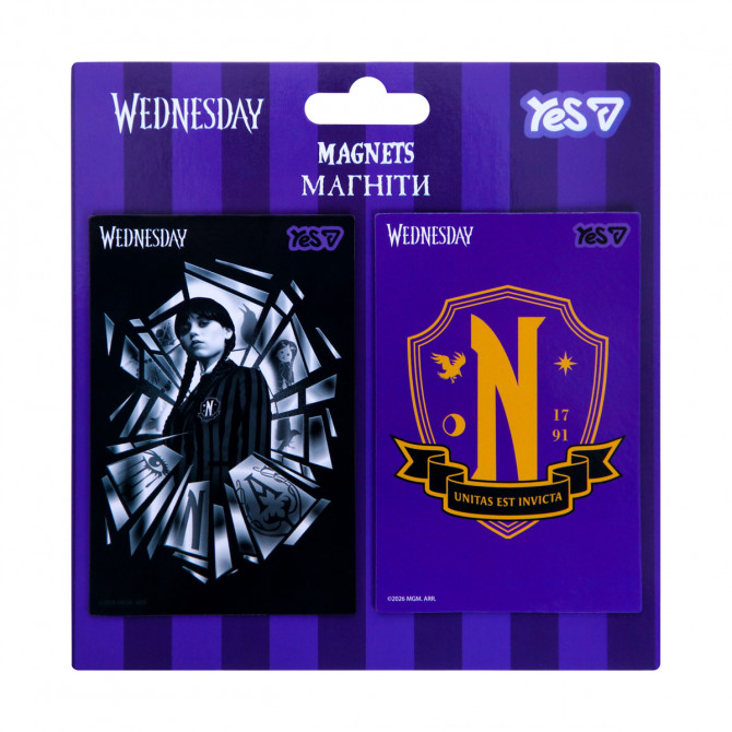 Набір магнітів YES Wednesday 708811 6х9 см 2 шт - изображение 1