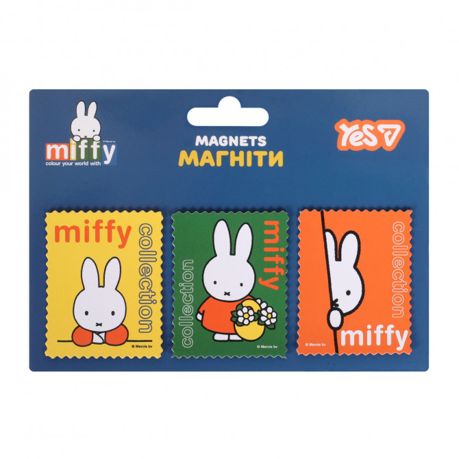 Набір фігурних магнітів YES Miffy 708550 3 шт - изображение 1