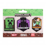 Набір фігурних магнітів YES Minecraft Heroes 708544 3 шт