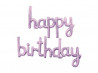 Набір надувних кульок Happy Birthday 14361 2 предмети фіолетовий