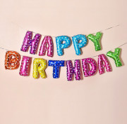 Набір надувних кульок Happy Birthday Multicolor 2 5965 13 предмет...