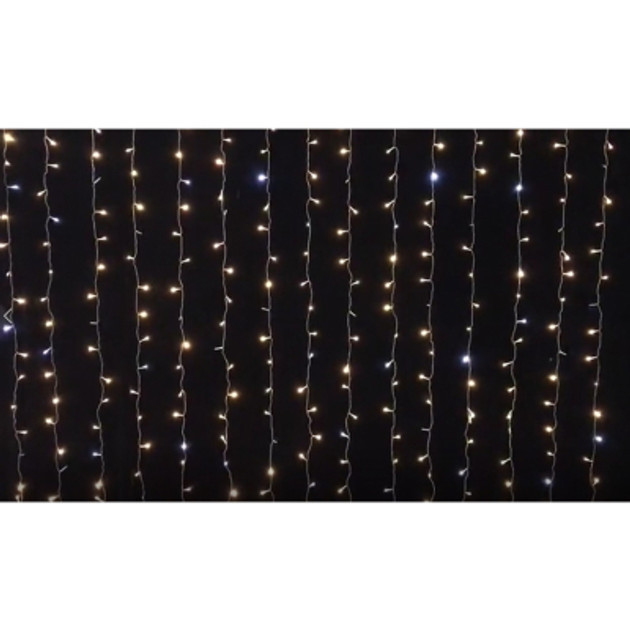 Світлодіодна гірлянда Novogod'ko Штора 973773 3х2.6 м 272 LED теп... - изображение 1