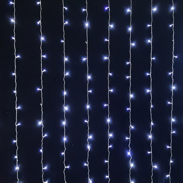 Світлодіодна гірлянда Novogod'ko Штора 973775 3х2.6 м 272 LED хол... - изображение 1