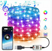 Світлодіодна гірлянда USB Smart з додатком RGB 100 LED SK 1142302...