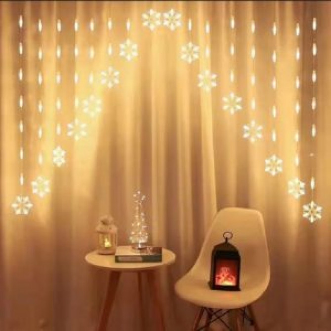 Світлодіодна гірлянда штора Stenson Fairy night R92654 152 led 2.... - изображение 1