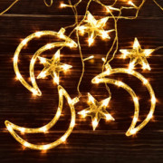 Світлодіодна гірлянда штора Stenson Galaxy R92650 120 led 2.5 м ж...