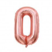 Кулька надувна Цифра Рожевий 0 7985 40 дюймів