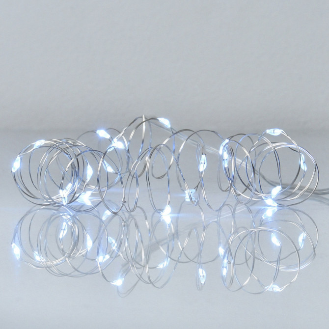 Електрична гірлянда YES Нитка 975021 2 м 20 LED холодно-білий - изображение 1