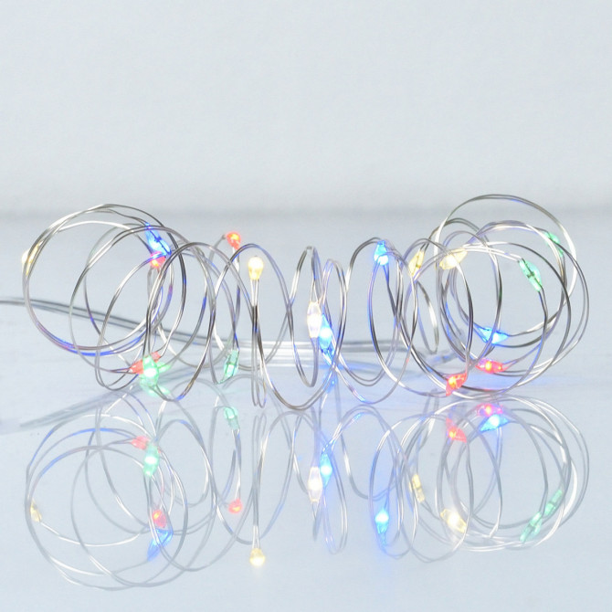 Електрична гірлянда YES Нитка 975022 2 м 20 LED мультиколор - изображение 1
