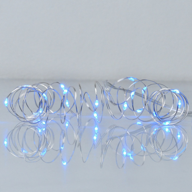 Електрична гірлянда YES Нитка 975025 2 м 20 LED синя - изображение 1