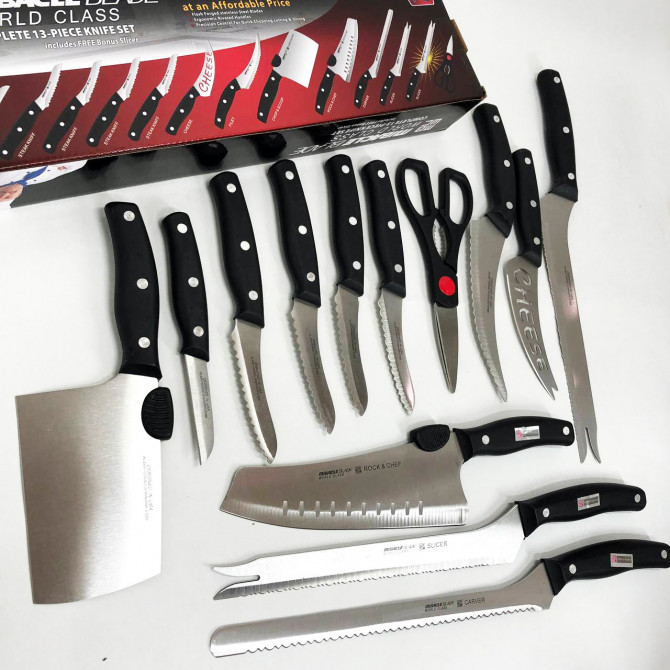 Набір кухонних ножів Contour Pro Knives 13 предметів, Набір кухон... - изображение 1
