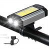 Велосипедний ліхтар 501-2XPE+COB, Фара led для велосипеда, Фара в...