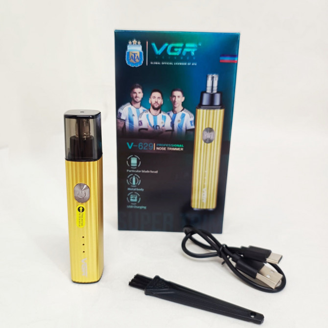 Тример для носа VGR V-629 Gold - изображение 1