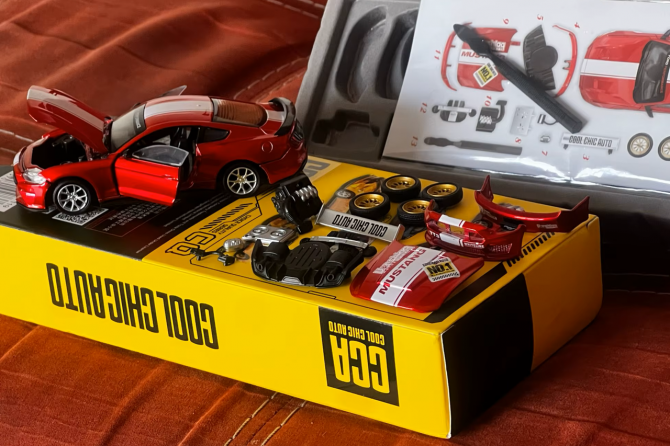 Модель-конструктор автомобіля Ford Mustang GT. Металева машинка, ... - изображение 1