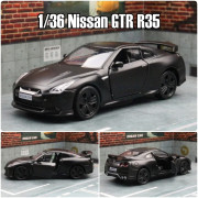 Модель автомобіля 1:36 Nissan GTR R35 (чорний). Металева машинка,...