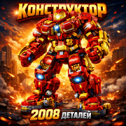 Конструктор "Халкбастер" – 2008 деталей! Епічна модель Залізної л...