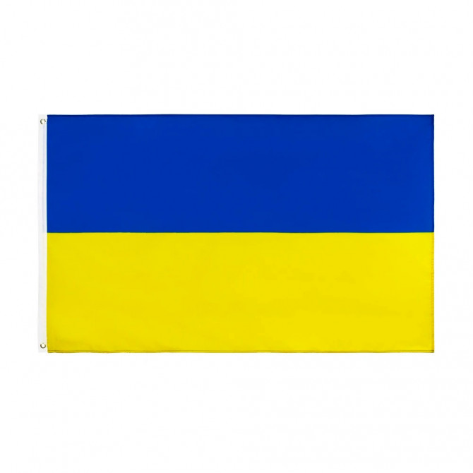 Прапор 90×150 см – Україна - Якісний банер для вулиці та дому! - изображение 1