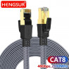 Ethernet-кабель CAT 8 (0,5 м) – 40 Гбіт/с, 2000 МГц, плоский, ней...