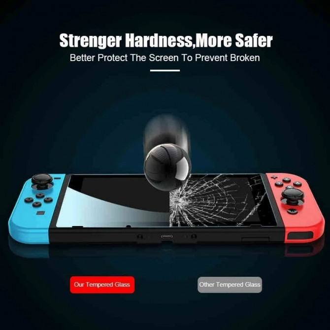 Захисне скло 3PCS для Nintendo Switch OLED / Switch / Switch Lite... - изображение 1