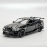 Металева модель BMW M4 1:32 зі звуком і світлом — чорний спорткар...
