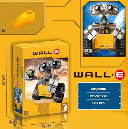 Уцінка! Конструктор "Робот WALL-E" — 687 деталей в стилі лего (фа... - изображение 1