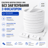 Еластичні шнурки плоскі 8 мм без зав’язування з фіксатором (прес-...