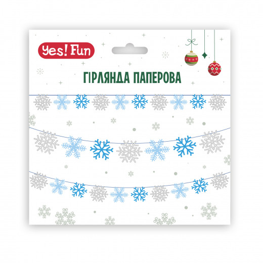 Гірлянда декоративна YES Сніжинки 974924 3 м - изображение 1