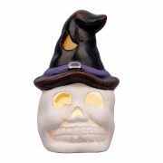 Декор на Хелловін Yes Skull in hat 974189 10 см