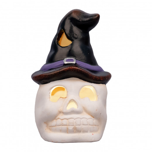 Декор на Хелловін Yes Skull in hat 974189 10 см - изображение 1