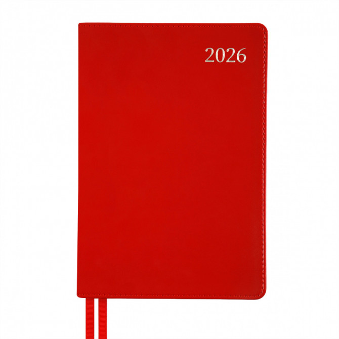 Діловий блокнот А5 Leo Planner Aldento 252671 368 аркушів червони... - изображение 1