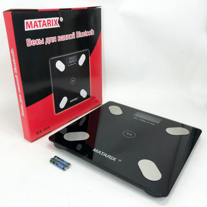 Підлогові розумні фітнес ваги MATARIX MX-454 App Bluetooth Смарт ... - изображение 1