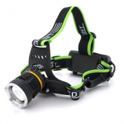 Налобний ліхтар Bailong BL-A7-P50, zoom, microUSB, 2х18650, 3 реж...