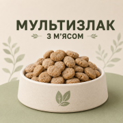 Екструдований корм каша для собак "Мультизлак з мясом"