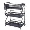 Сушарка для посуду Edenberg EB-17987 триярусна Black