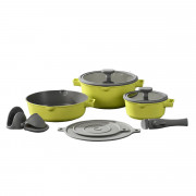Набір посуду Pepper Sunny Chef PR-2502 10 предметів зелений
