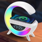 Настільна смарт лампа-нічник G-Smart BT-3401 з бездротовою зарядк...