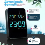 Дзвінок дверний бездротовий з козирком з DOORBELL 5615 з годинник...