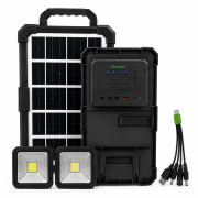Портативна сонячна зарядна станція CCLAMP CL-083-38, 2400 mAh з L...