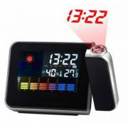 Годинник метеостанція DS-8190 2573 з проектором часу + календар з...