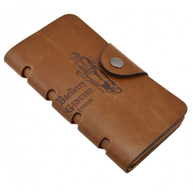 Чоловічий портмоне Baellerry Genuine Leather COK10, Стильний чоло... - изображение 1