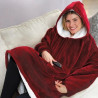 Толстовка плед з капюшоном і рукавами Huggle Hoodie оверсайз. Кол...