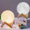 Нічник світиться місяць Moon Lamp 18 см, Ночник дитячий для кімна...