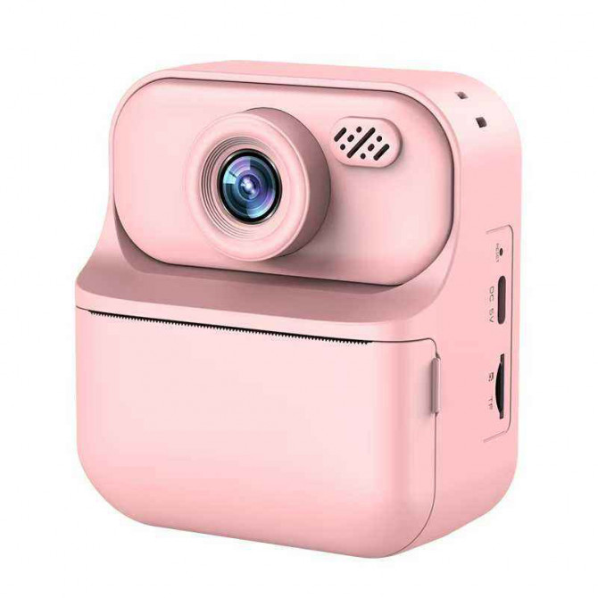 Дитячий фотоапарат миттєвого друку S1 Pink - изображение 1