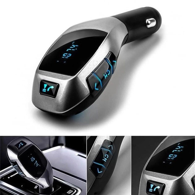 Автомобільний bluetooth fm модулятор X5 ВТ для автомагнітоли, mp3... - изображение 1
