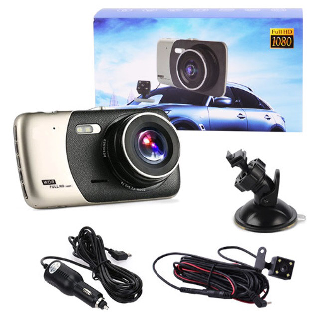 Автомобільний відеореєстратор X600 LCD 4 Angel Lens камери 1080P ... - изображение 1