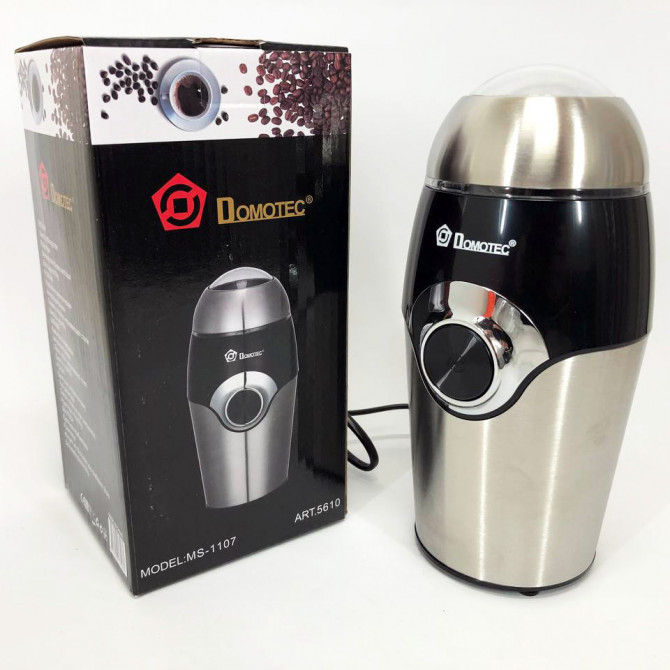 Кавомолка DOMOTEC MS-1107, електрична кавомолка для турки, портат... - изображение 1