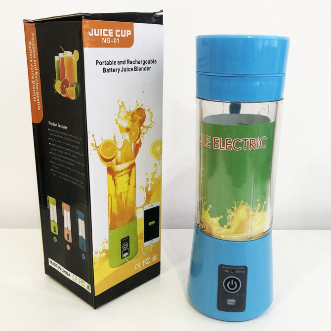 Блендер Smart Juice Cup Fruits USB. Колір синій - изображение 1