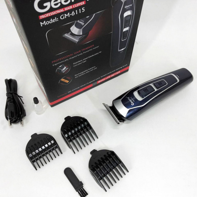 Машинка для стрижки GEMEI GM-6115, машинка для стрижки бездротова... - изображение 1