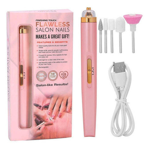 Фрезер для манікюру та педикюру Flawless Salon Nails, ручка фрезе... - изображение 1