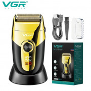 Професійна електробритва VGR V-383 Finale Shaver з підставкою, чо...
